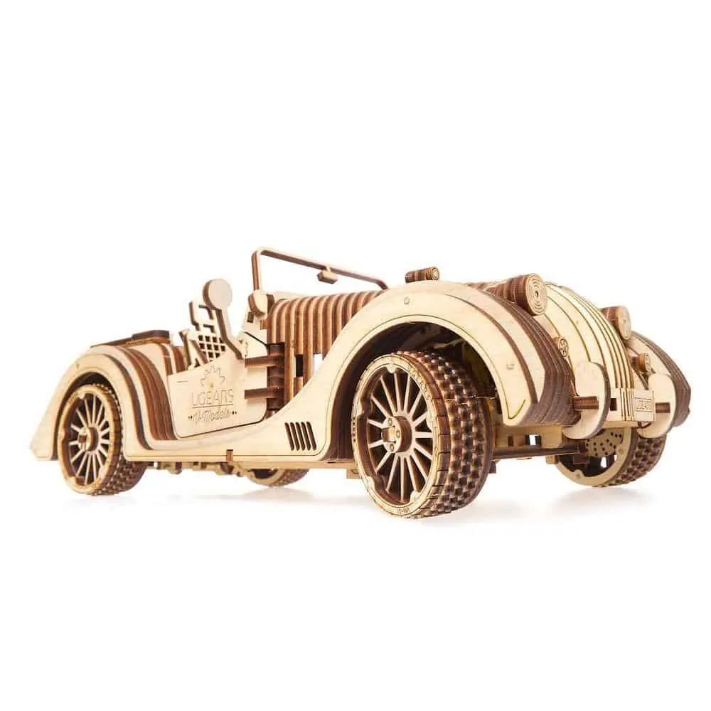 UGEARS-Ugears-Model Kit-Roadster-Sportcabrio-Vm-01-5525848109 UGEARS-Ugears-Modellkit-Roadster-Sportcabrio