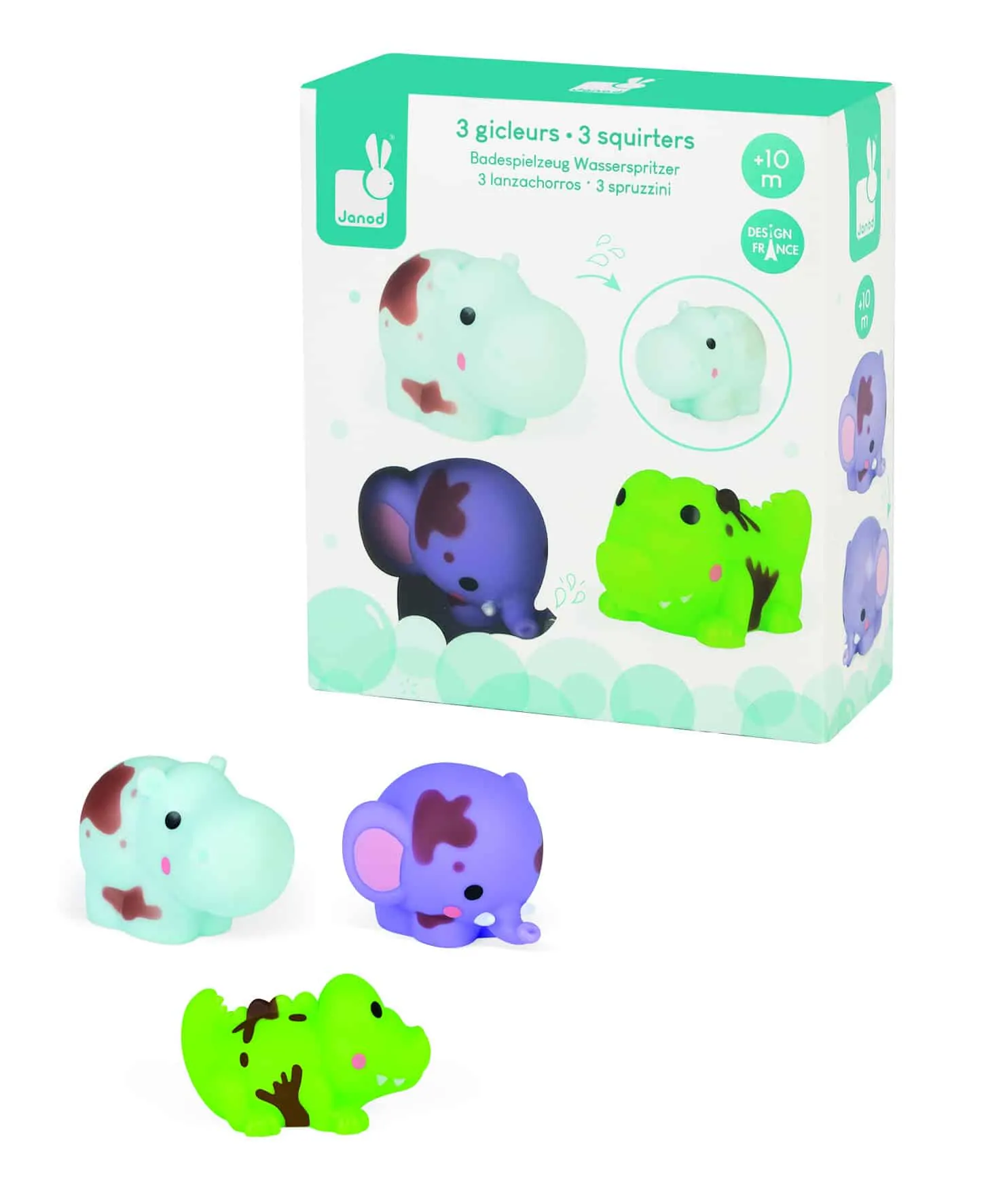 Badespielzeug Wasserspritzer Tiere (6) Wasserspritzer Tiere