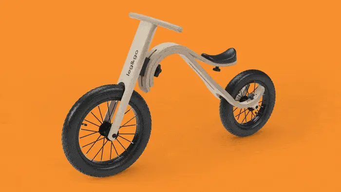 leg&go balance bike to pedal bike transformation