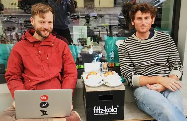 Adrian Rennertz und Sebastian Oberlin von klang2