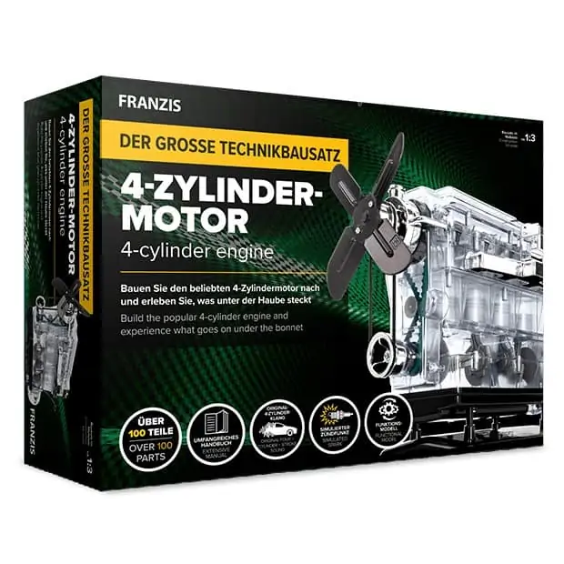 Franzis Der große Technikbausatz - 4-Zylinder-Motor (1) Franzis Der große Technikbausatz - 4-Zylinder-Motor (1)