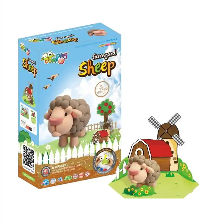 Jumping Clay Farmyard - Sheep (1) Jumping Clay Farmyard - Sheep