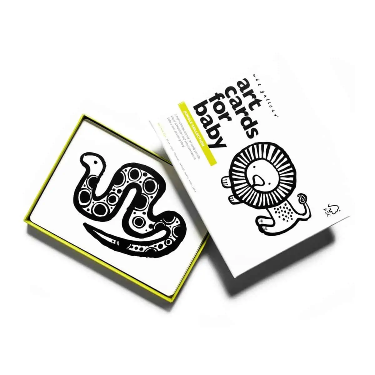 Wee Gallery Baby Art Cards - Dschungel (1) Wee Gallery Baby Art Cards - Dschungel (1)