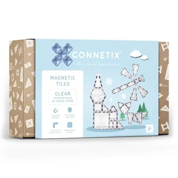 Connetix Clear Starter Pack - 34-tlg. Magnetbaukasten (6) Connetix Clear Starter Pack - 34-tlg. Magnetbaukasten