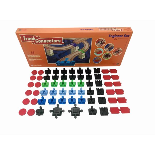 Squar3D TOY2 Track Connectors Engineer Set - Schienenverbinder 64 Teile