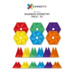 Connetix Rainbow Geometry Pack - 30-tlg. Magnetbaukasten