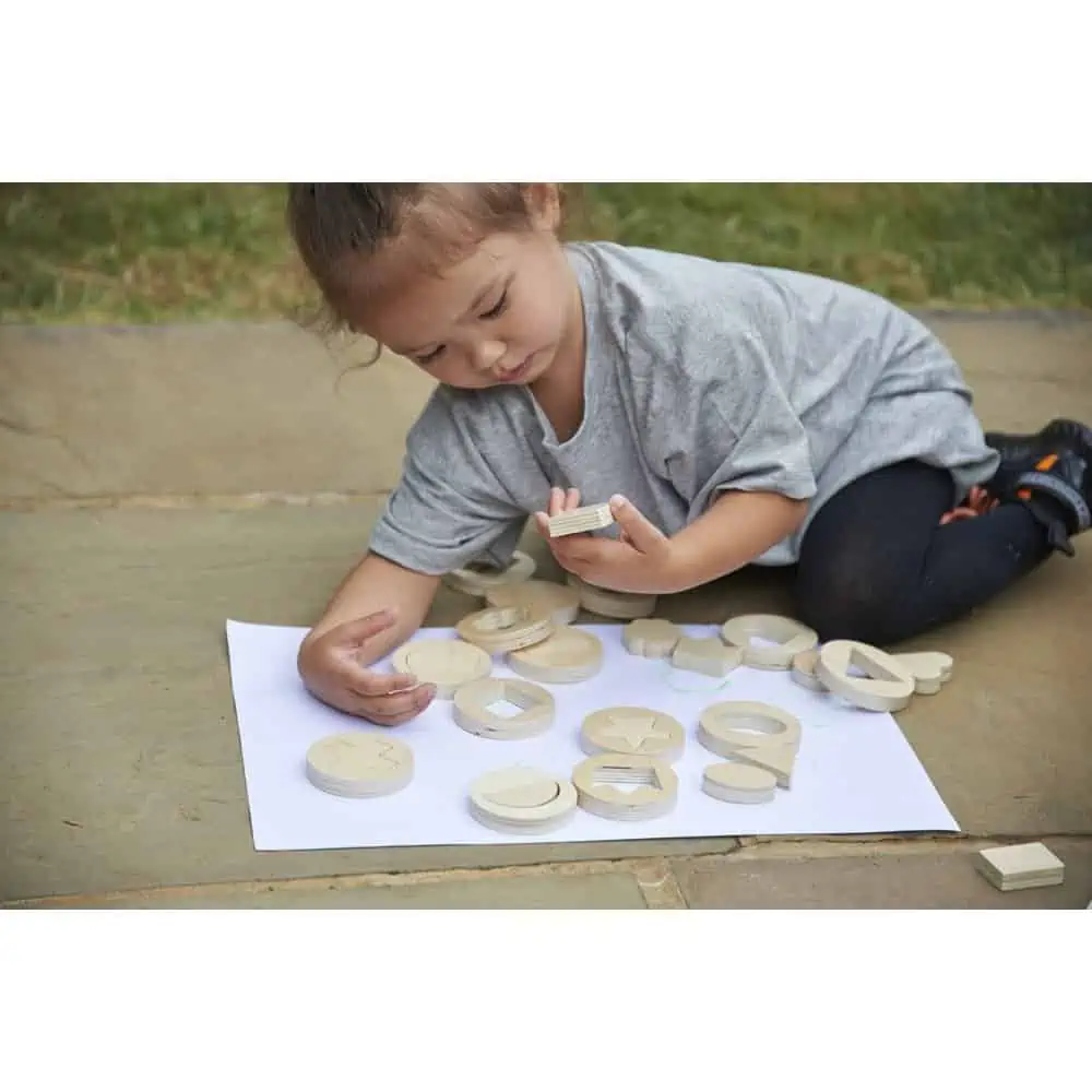 TickiT Inside Outside Wooden Shapes (10) TickiT Inside Outside Wooden Shapes (10)