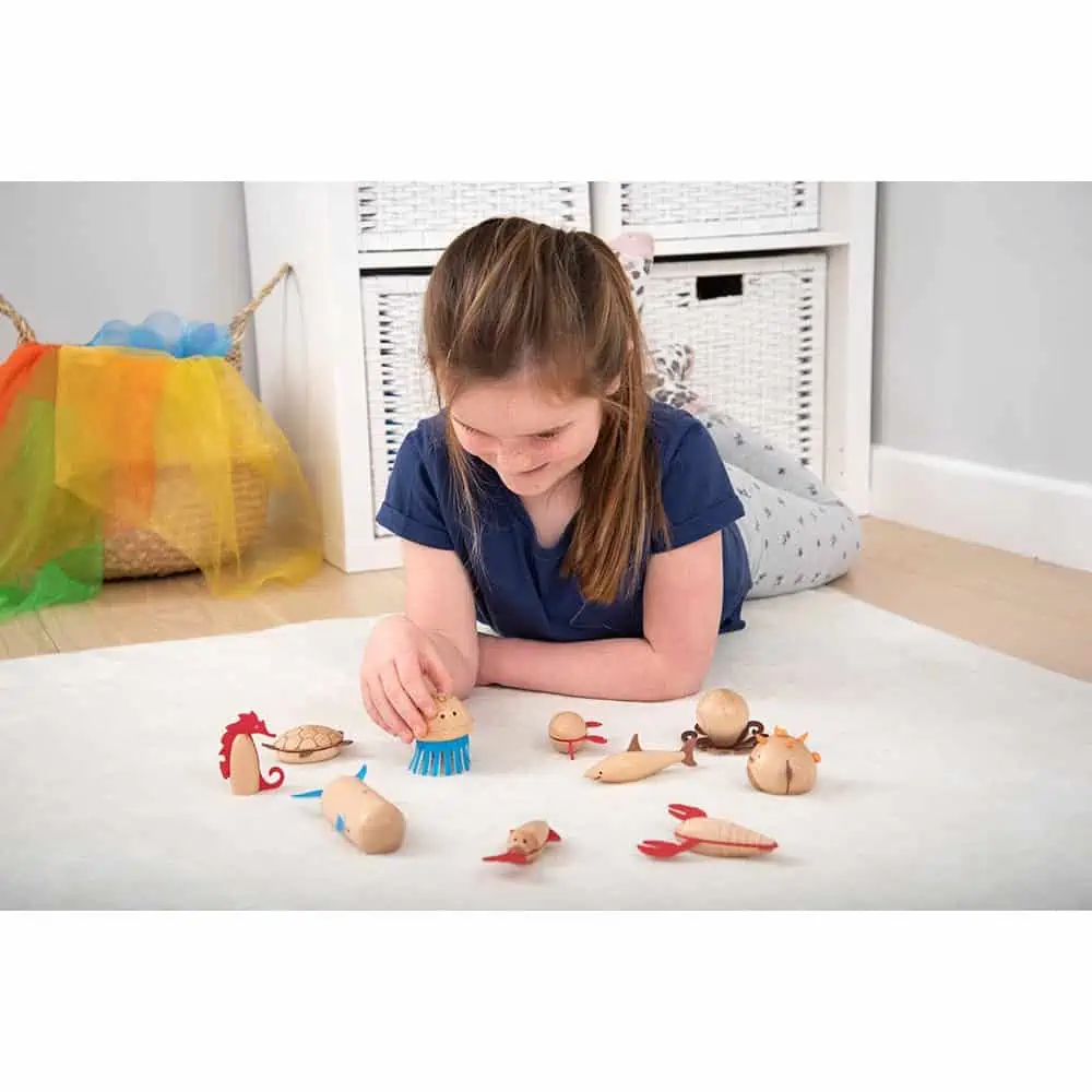 TickiT Wooden Sea Creatures (10) TickiT Wooden Sea Creatures