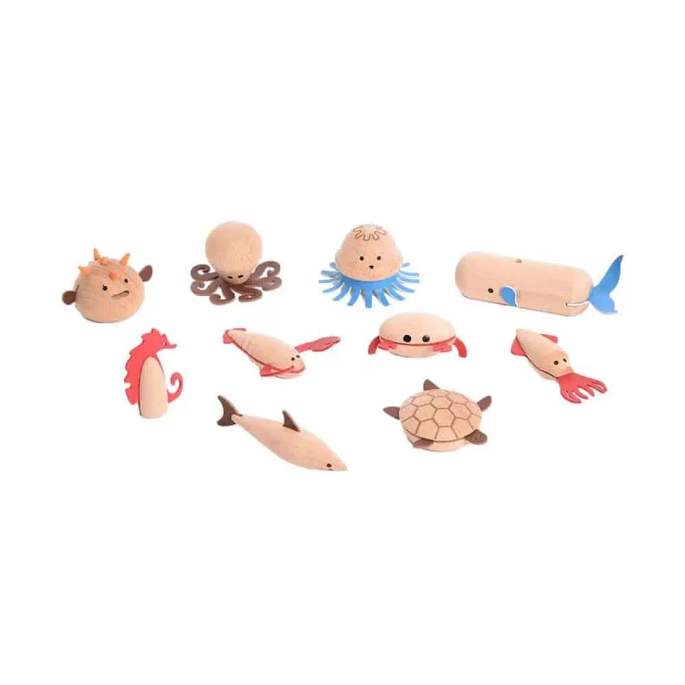 TickiT Wooden Sea Creatures TickiT Wooden Sea Creatures – Bild 1
