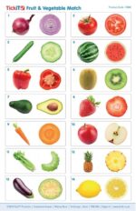 Tickit Fruit & Vegetable Match