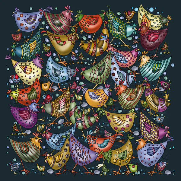 Curiosi Palapeli Hühnerhaufen - 239-tlg. Puzzle (4) Curiosi Palapeli Hühnerhaufen - 239-tlg. Puzzle