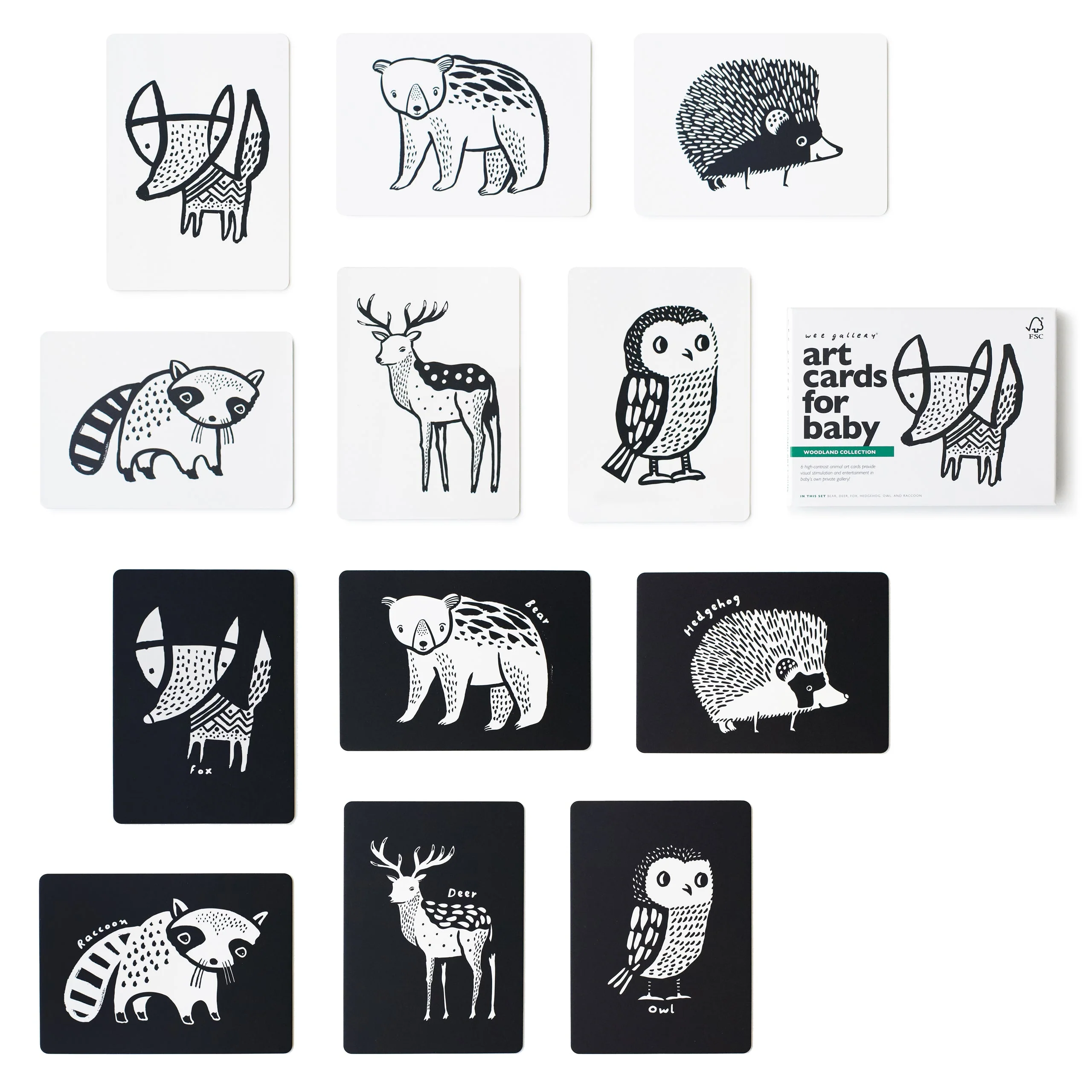 Wee Gallery KUNSTKARTEN FÜR BABYS - Wald (1) Wee Gallery KUNSTKARTEN FÜR BABYS - Wald (1)