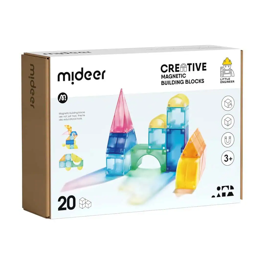 Mideer-Creative Magnetic Building Blocks 20P-MD1420 Mideer-Creative Magnetic Building Blocks 20P-MD1420