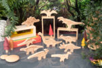 Tickit-Wooden Dinosaur Blocks-74061