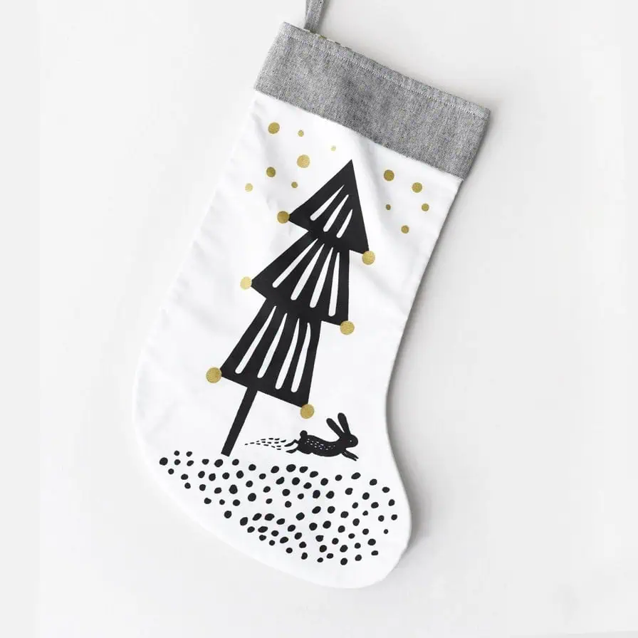 weegallery- wg3005- Christmas Tree Stocking weegallery- wg3005- Christmas Tree Stocking