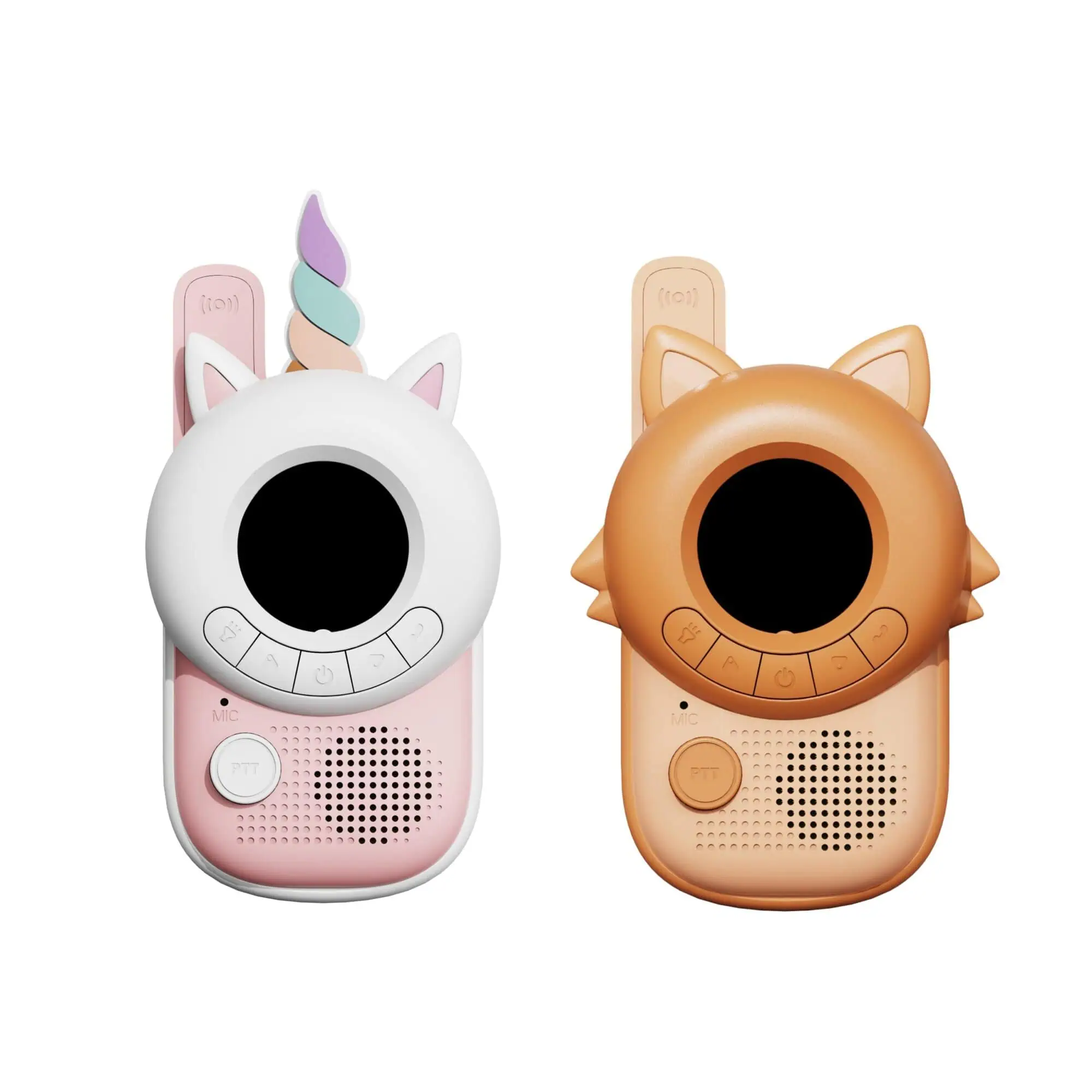 The Zoofamily | Zoo Walkie Talkie – Einhorn & Fuchs Design - Kinder Funkgeräte – Bild 1