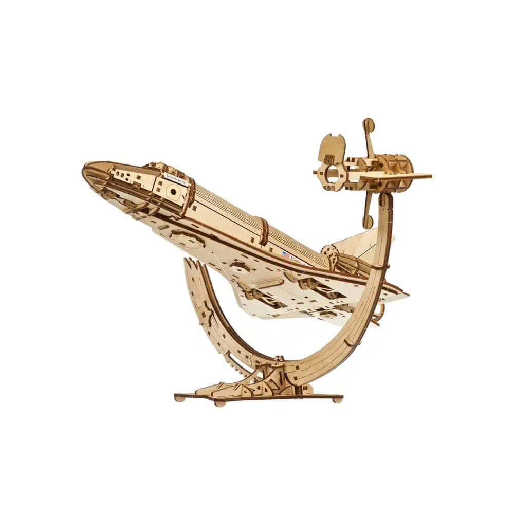 Ugears 70227 Modellbausatz NASA-Raumfähre Discovery (2) UGEARS NASA-Raumfähre Discovery – 3D-Holzmodell im Maßstab 1:96 – Bild 1