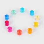 TickiT Edelstein-Kreise – 10‑teiliges Sensorik-Set – Bild 10