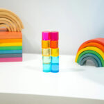 TickiT Edelstein-Kreise – 10‑teiliges Sensorik-Set – Bild 4