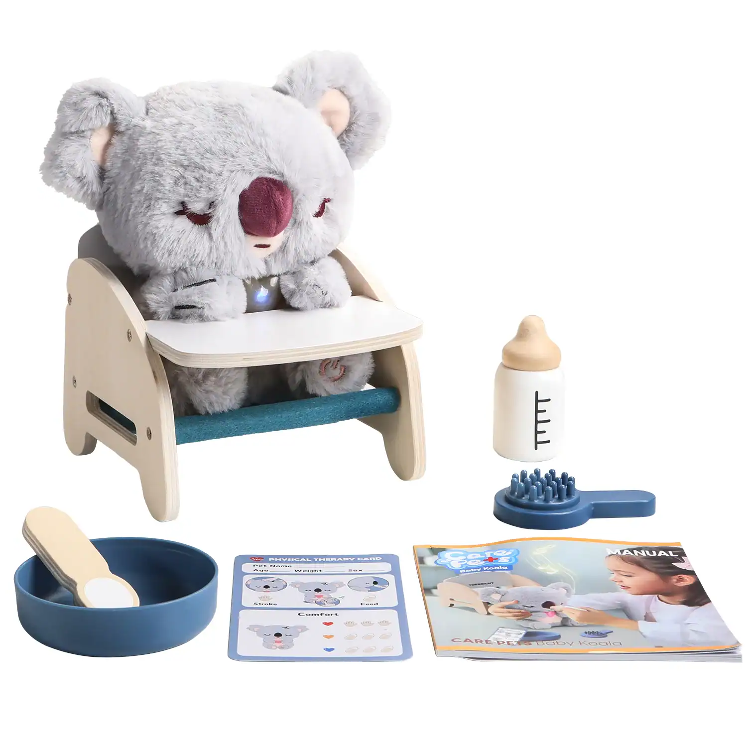 1212002024-Topbright Care Pets Baby Koala – Rollenspiel & Kuscheltier für Kinder (15) 1212002024-Topbright Care Pets Baby Koala – Rollenspiel & Kuscheltier für Kinder