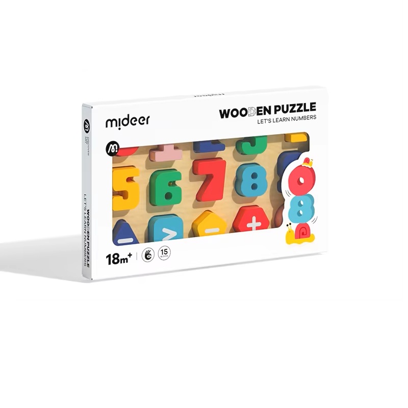 Mideer – Wooden Number Puzzles Mideer – Wooden Number Puzzles