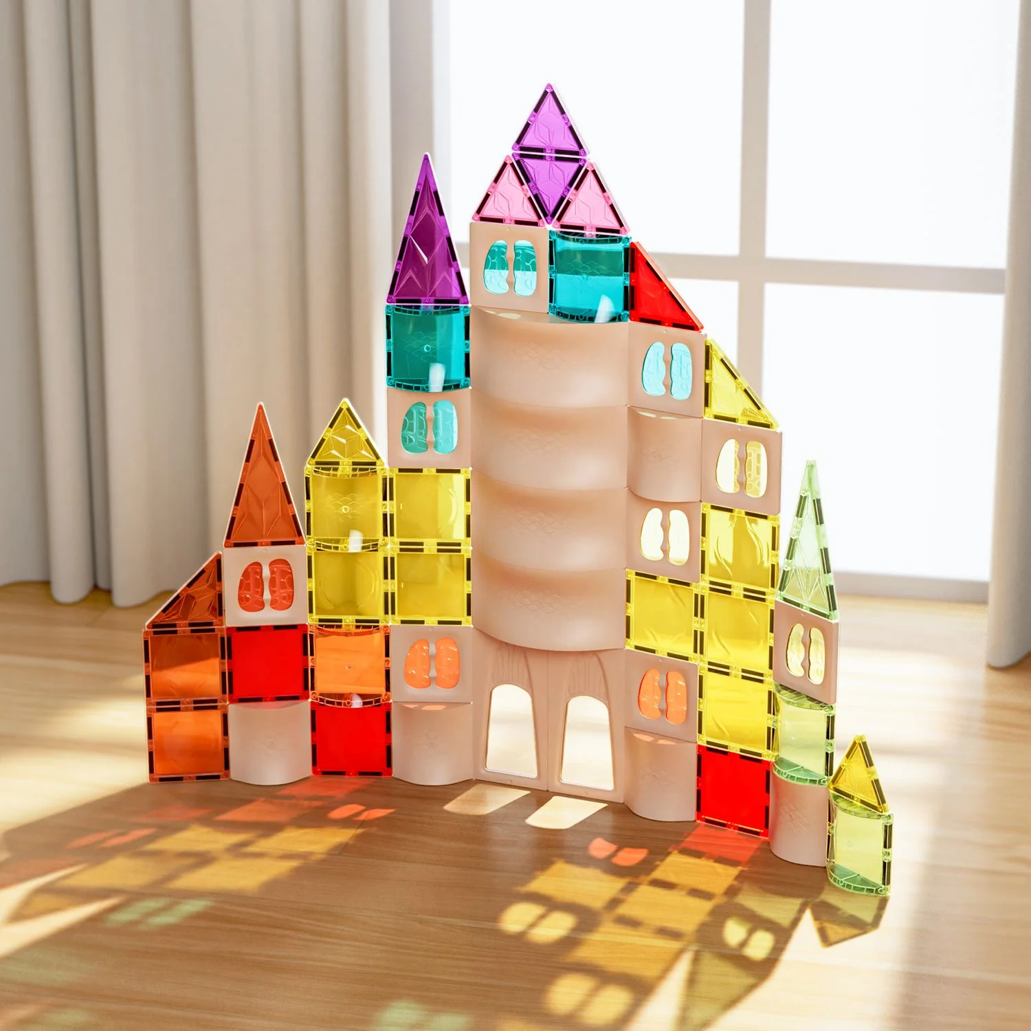 1292272024-TOPBRIGHT–MagArt108–Konstruktionsset mit Magnet-Tiles für Kinder (1) TOPBRIGHT – MagArt 108 – Konstruktionsset mit Magnet-Tiles für Kinder – Bild 1