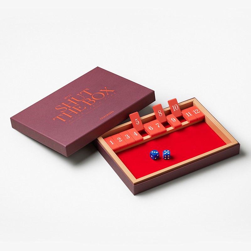 Printworks-PW00670-Classic - Shut the Box Red 2 Printworks-PW00670-Classic - Shut the Box Red 2